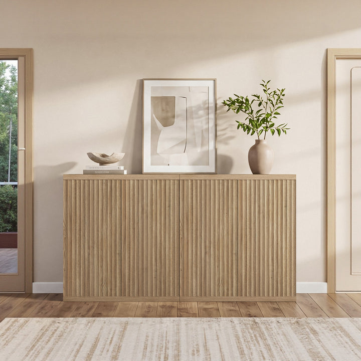 Stria Sideboard Cabinet, Living Room Storage