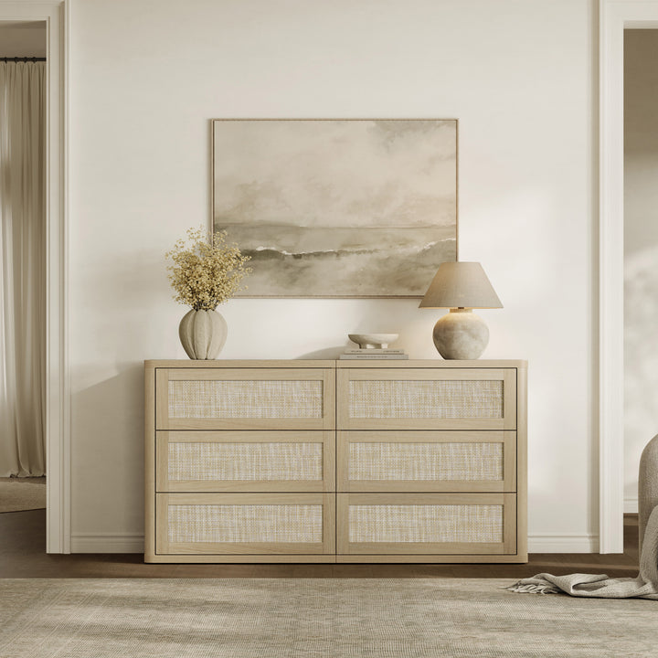 Zura 6 Drawers Dresser, Modular Design