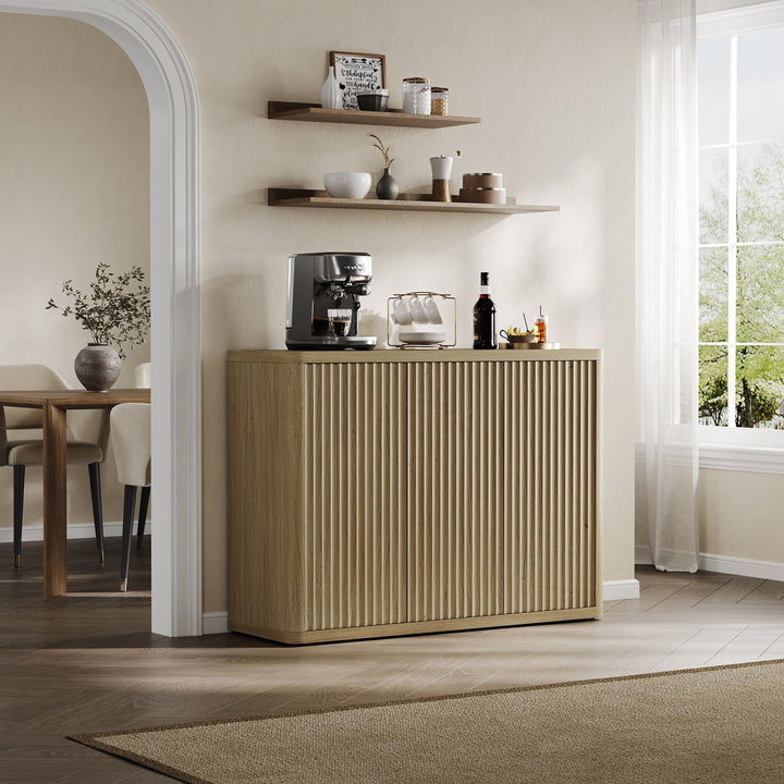 Cas Sideboard Cabinet with 3 Doors, Set of 2