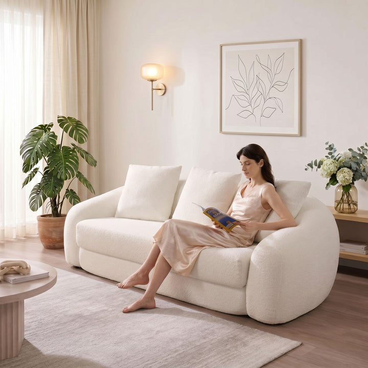 Nimbus White Sofa Couch