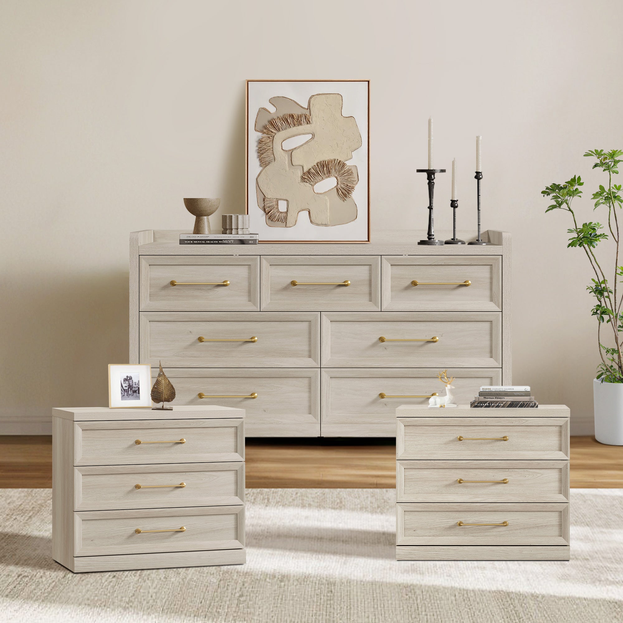 Helio Large Storage Bedroom Sets, Modern Design
