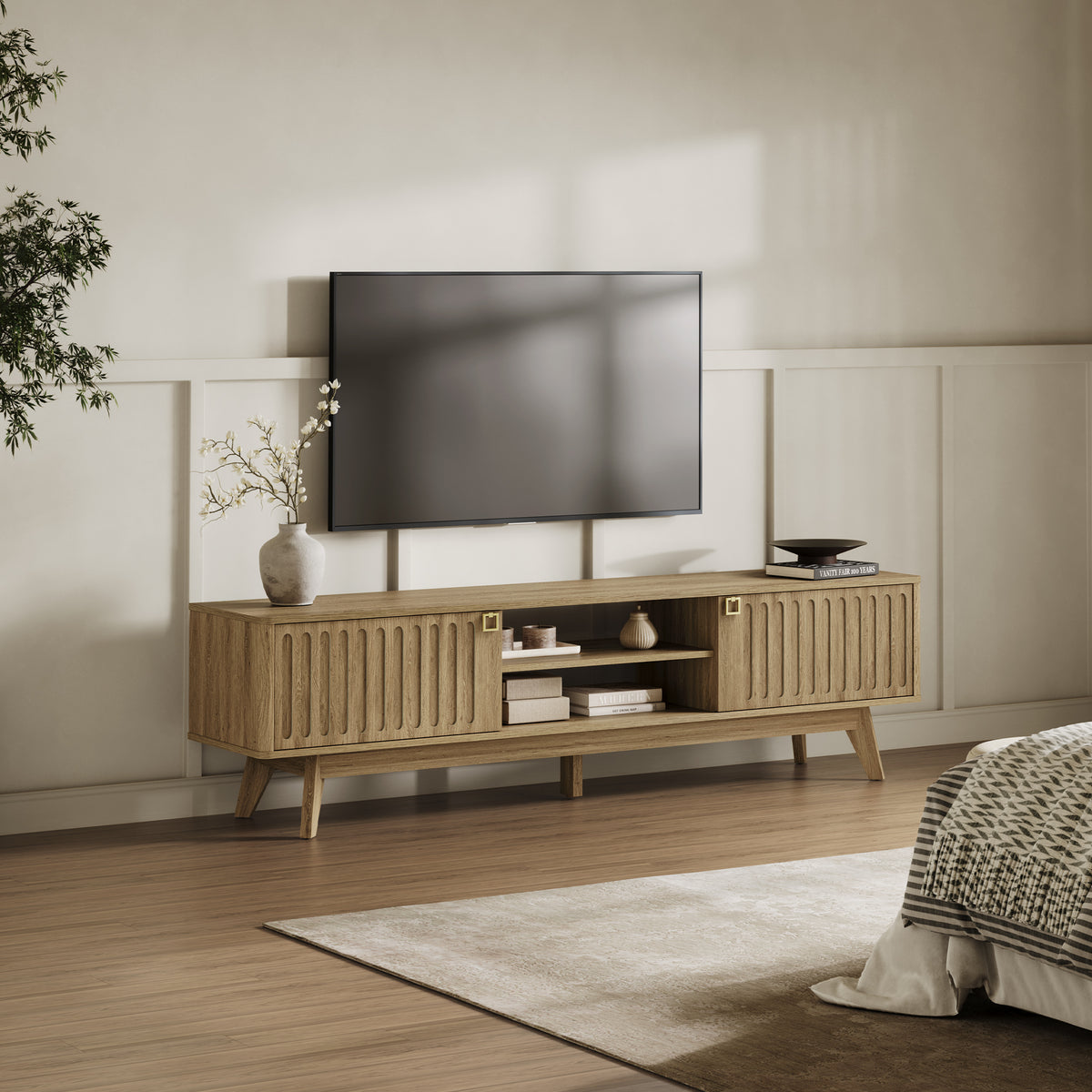 Domus 70 Inch TV Stand with Storage