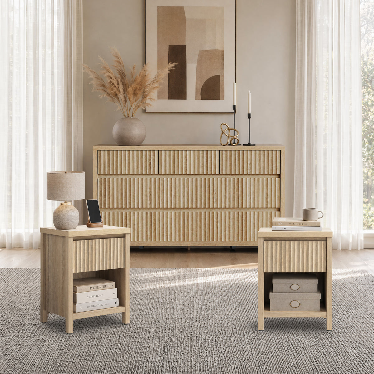 Prelude 7-Drawer Dresser and Night Table Sets