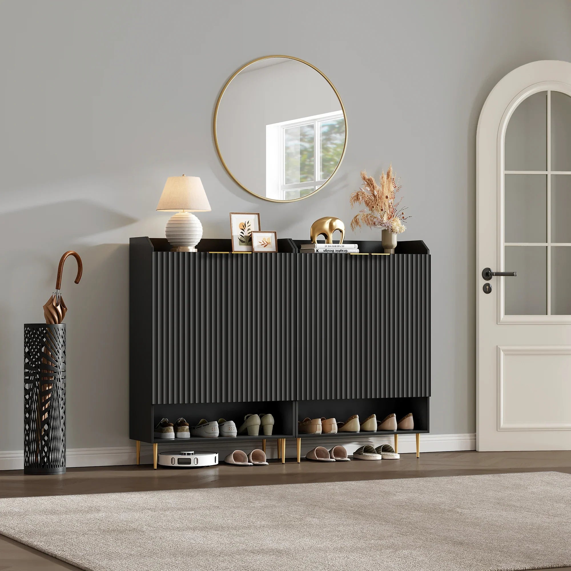 Opus Shoe Cabinet with 2 Doors