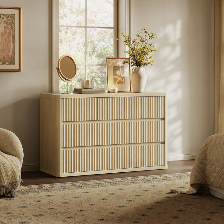 Cas Dresser with 7 Drawers, Large Storage