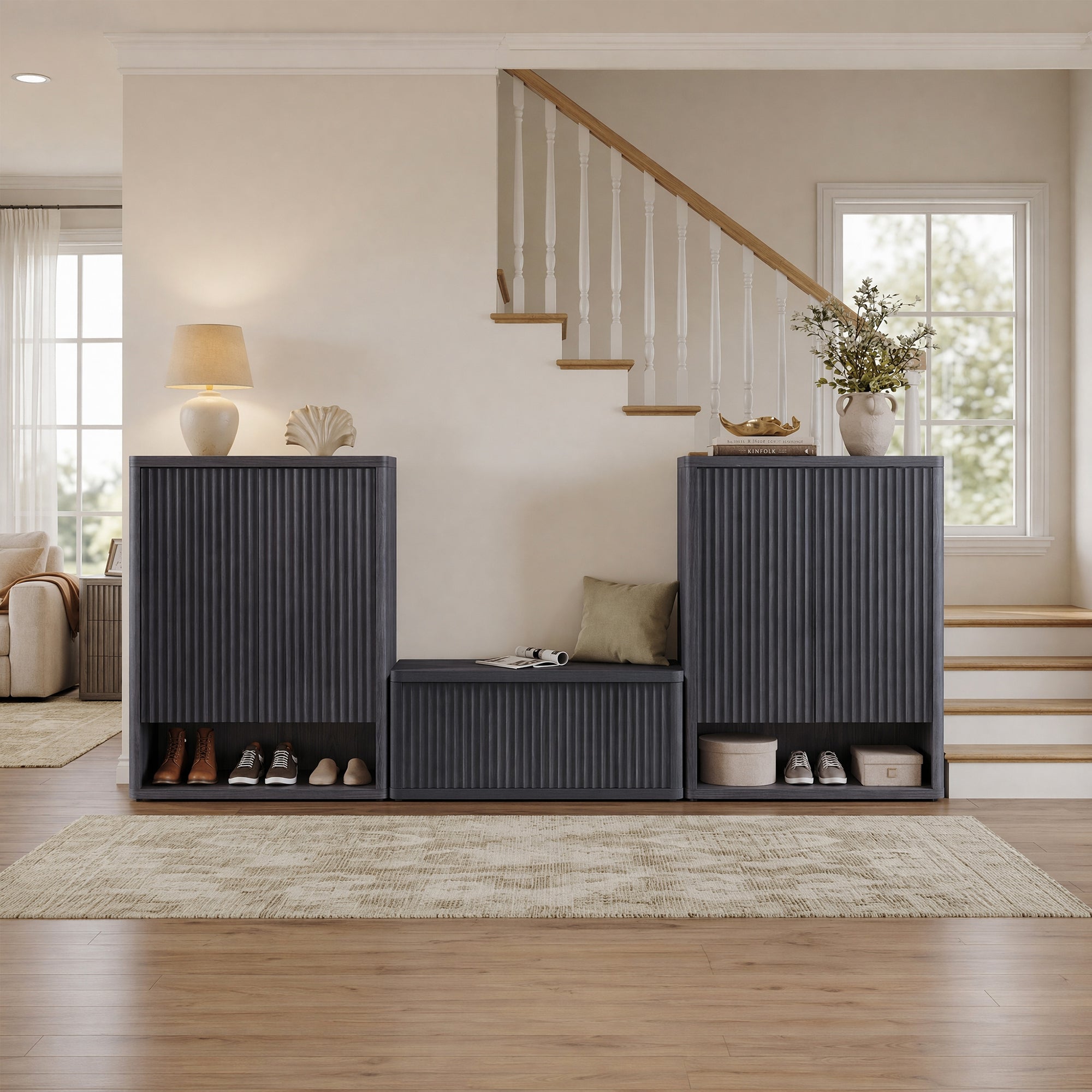 Cas 2-Door Shoe Cabinet, 20 Pairs