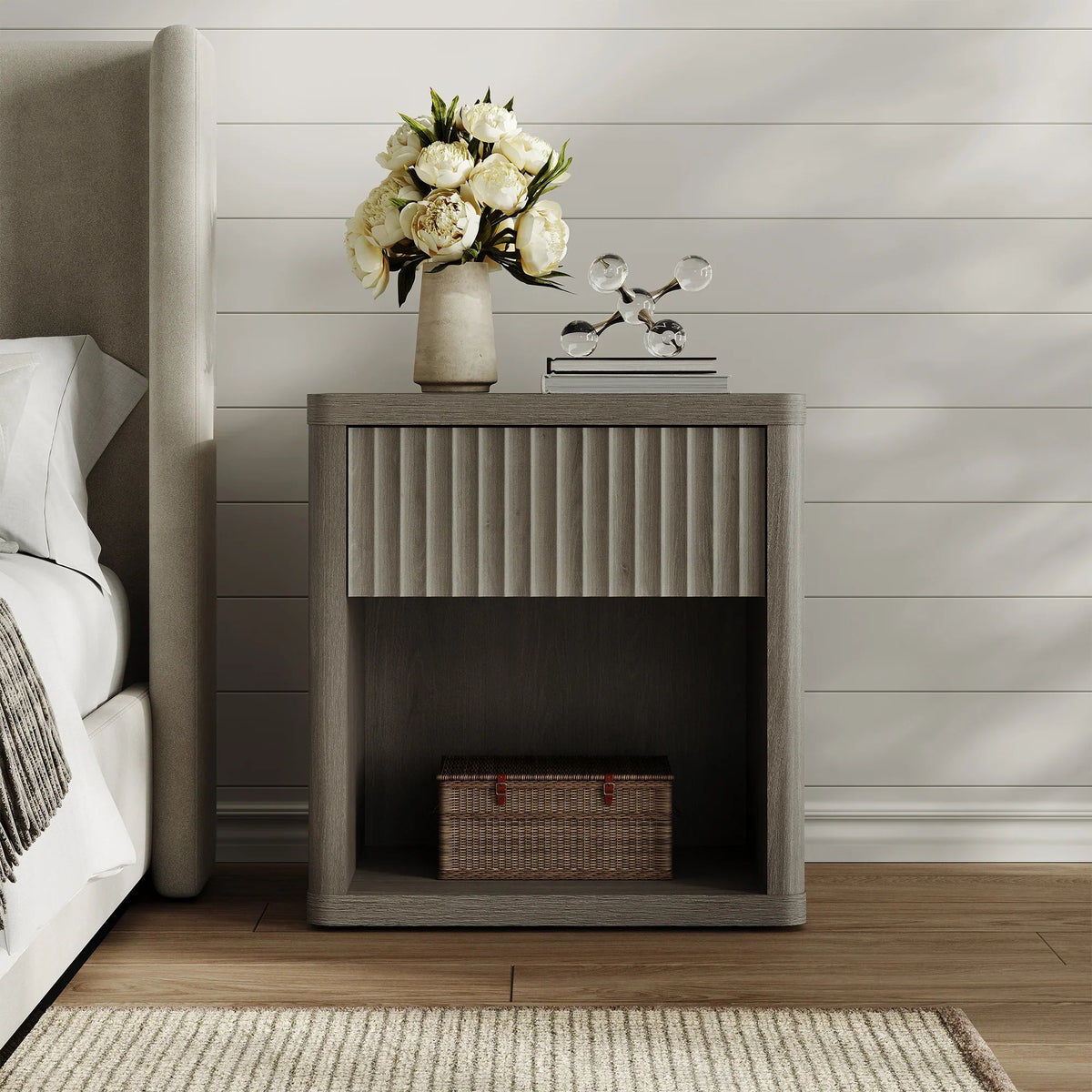 Cas 6 Drawers Dresser Fluted Bedroom Sets