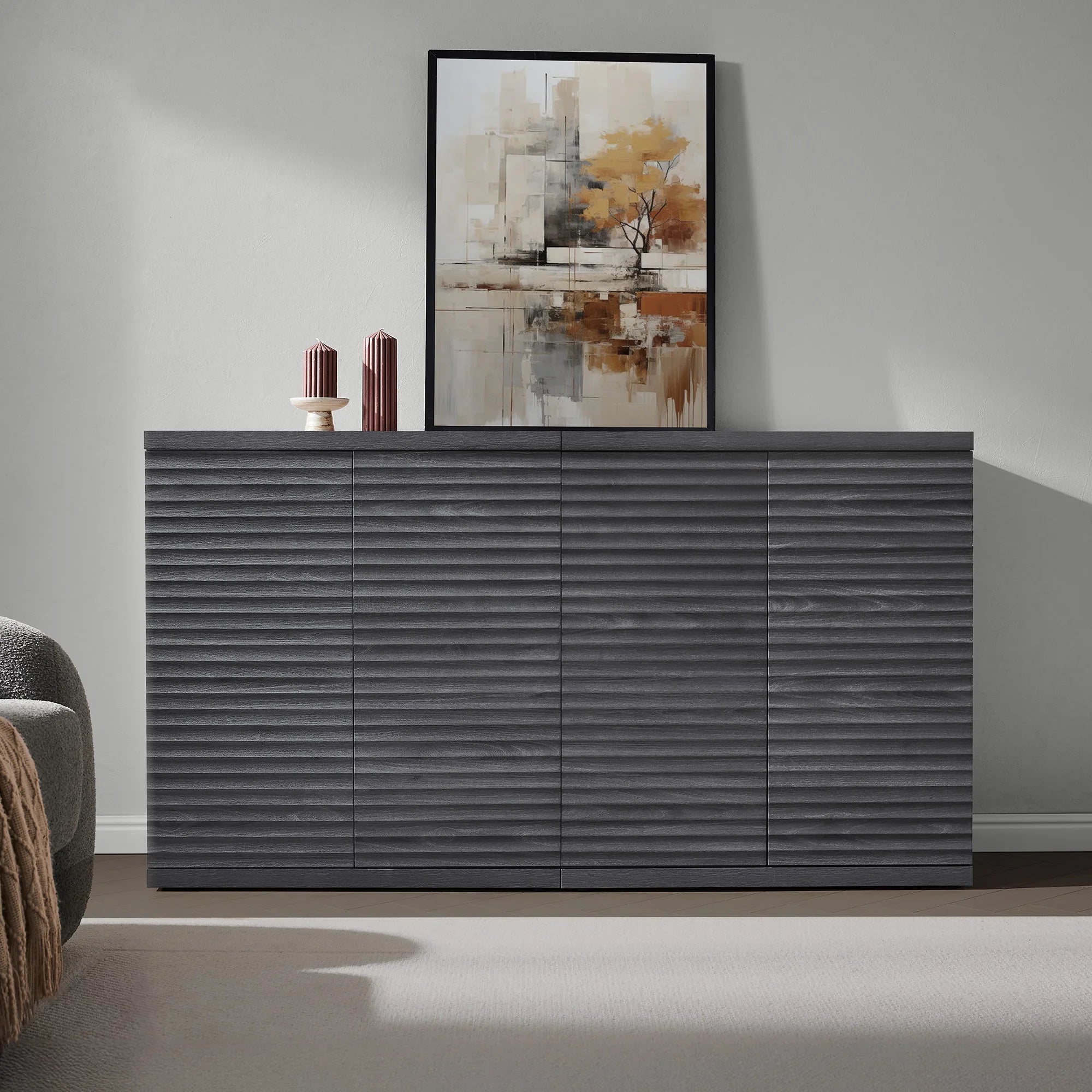 Stria Sideboard with 2 Doors for Dining Room