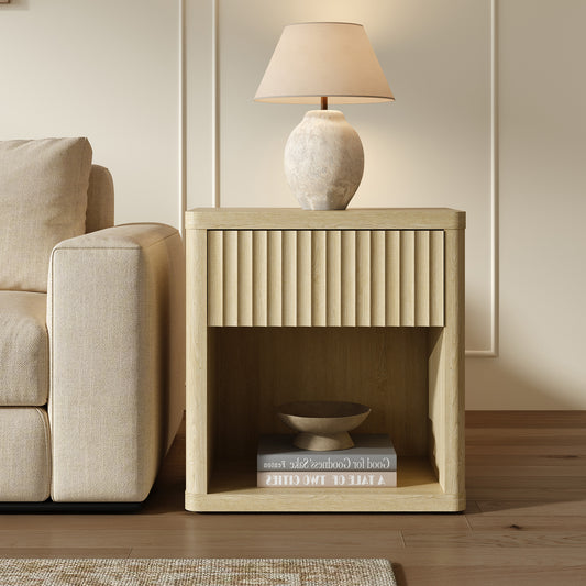 Cas Nightstand with Drawer, Bedroom Storage