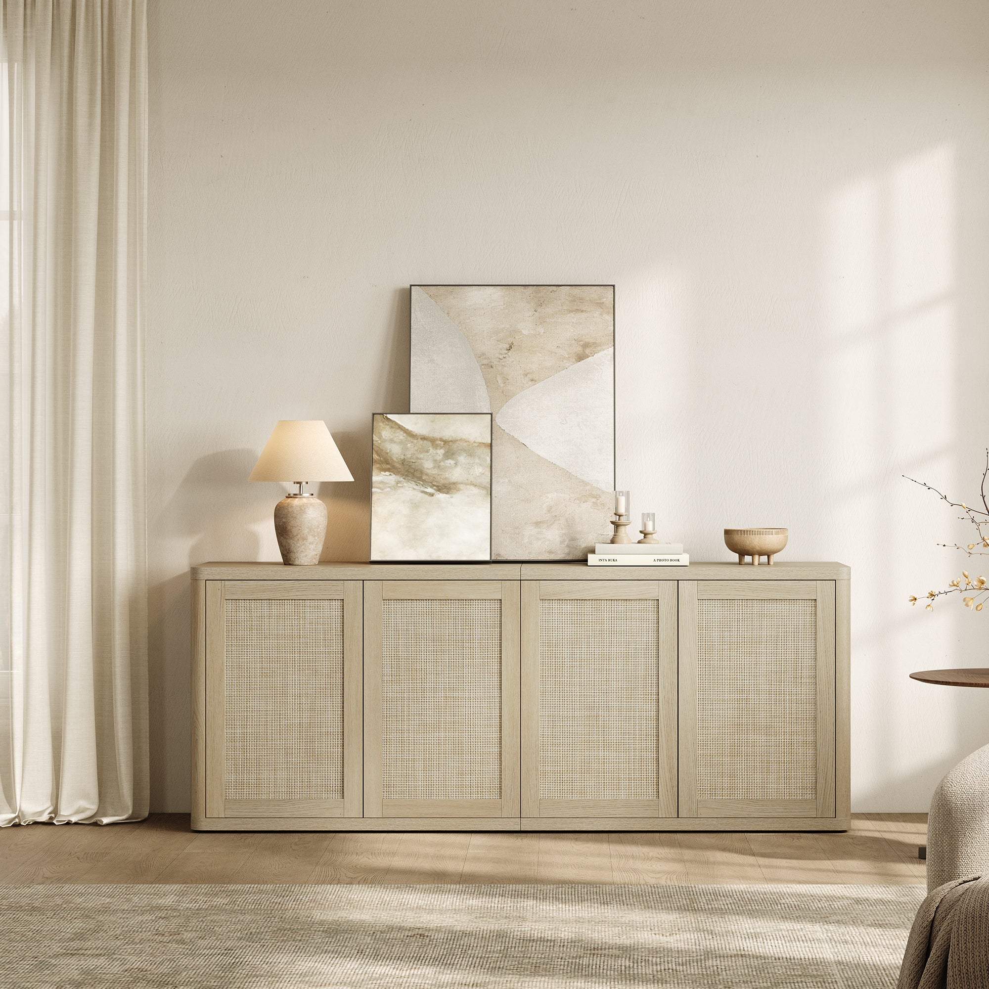 Zura Sectional TV Console, 65 Inches Wide