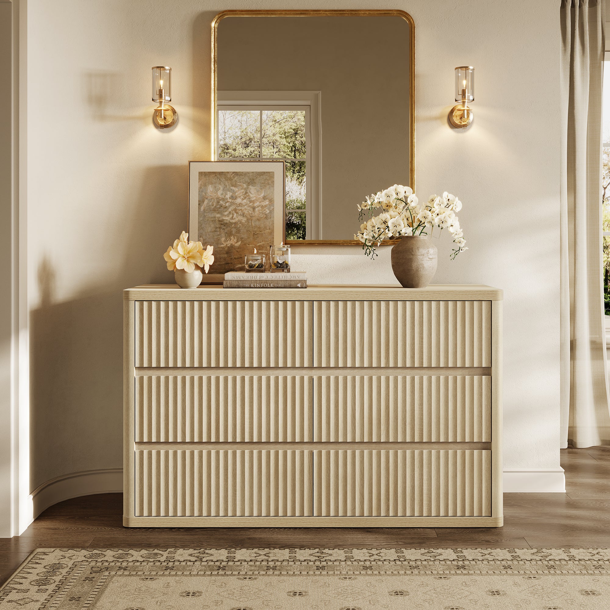 Cas 6-Drawer Dresser and 1-Drawer Nightstands Set