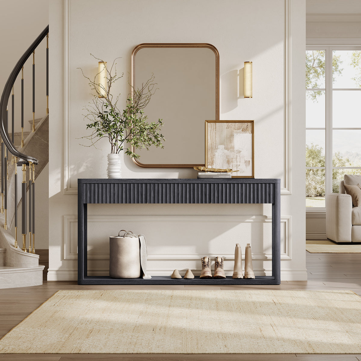 Cas Console Table with 3 Drawers Storage