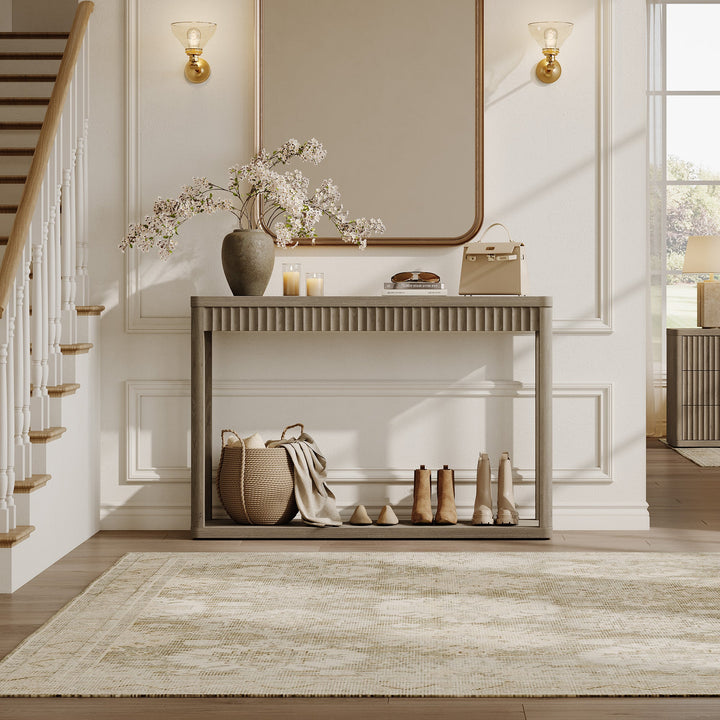 Cas Set of 2 Console Tables, Entryway Storage