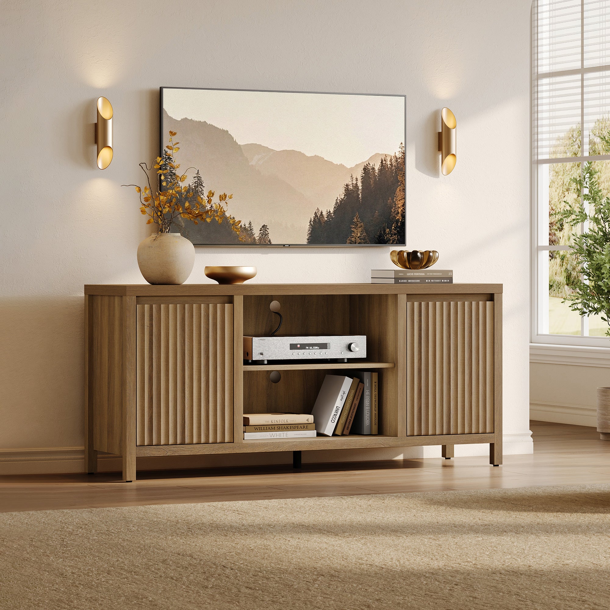 Prelude Modern TV Console, Living Room Storage