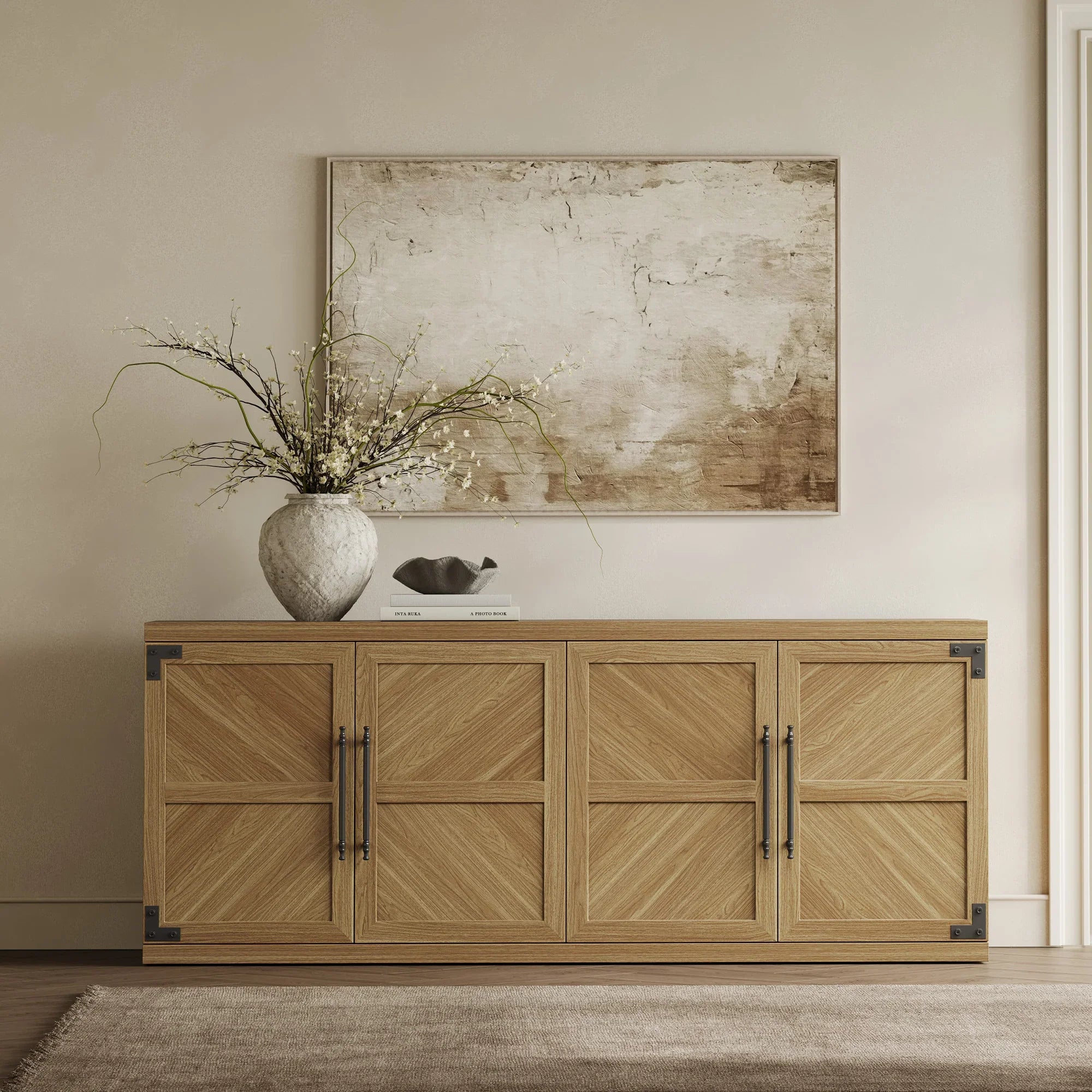 Willow TV Stand, 61.3 Inch Wide