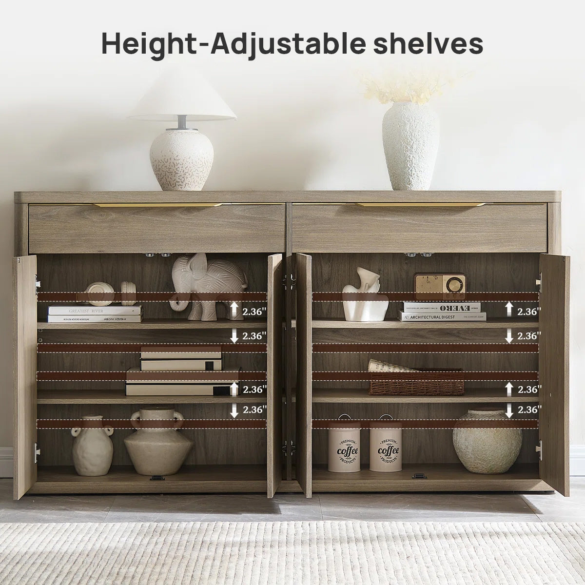 Cas Storage Cabinet with 2 Drawers