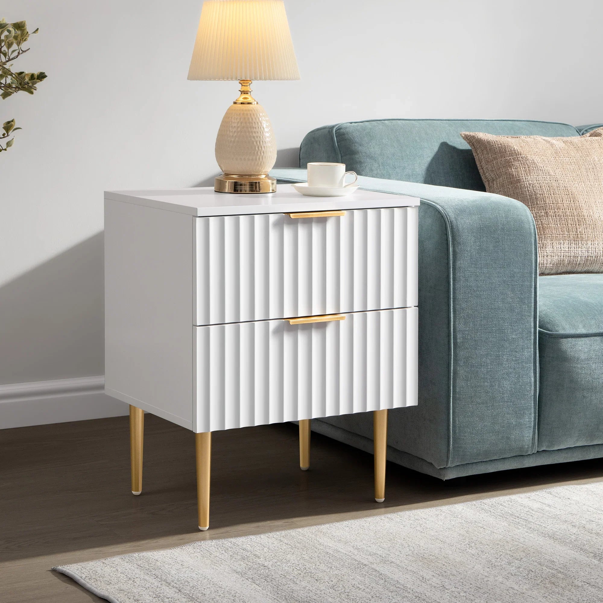Opus Nightstand with Drawers