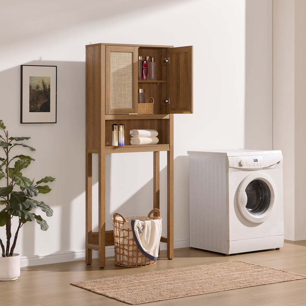 Savanna Over-the-Toilet Bathroom Storage Cabinet