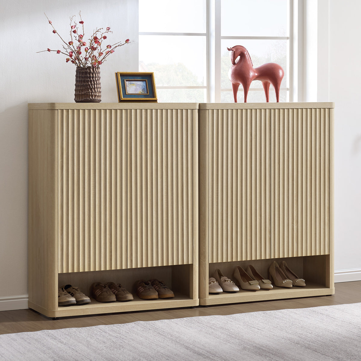 Cas Entryway Shoe Cabinet with Storage