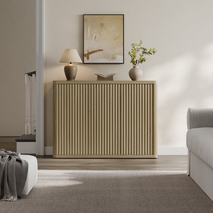 Cas Sideboard Cabinet with 3 Doors, Set of 2
