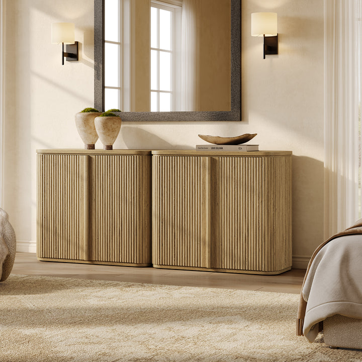 Ripple 2-Door Sideboard with Curved Edges