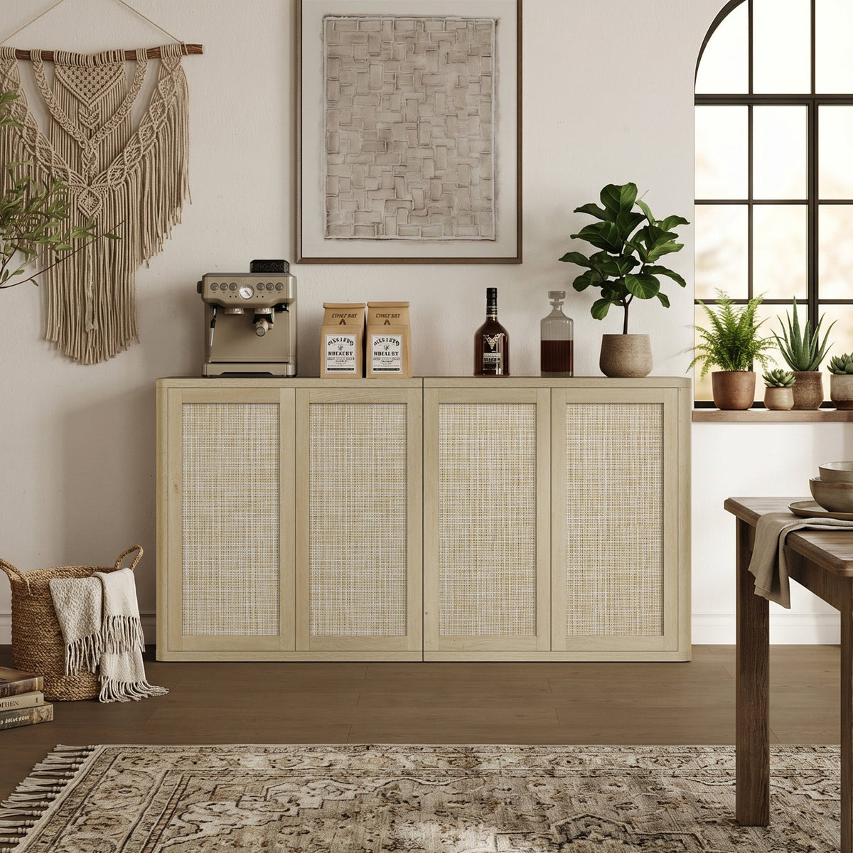 Zura Modular TV Console Set with Doors, Set of 2