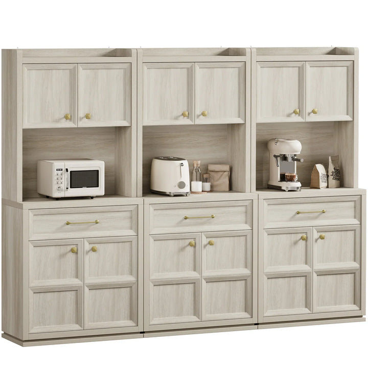 Helio Black Pantry Cabinet