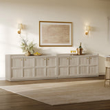 Helio Sideboard with 4 Doors, Set of 2