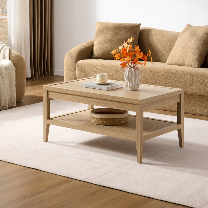 Savanna Rectangular Coffee Table, Space-Saving