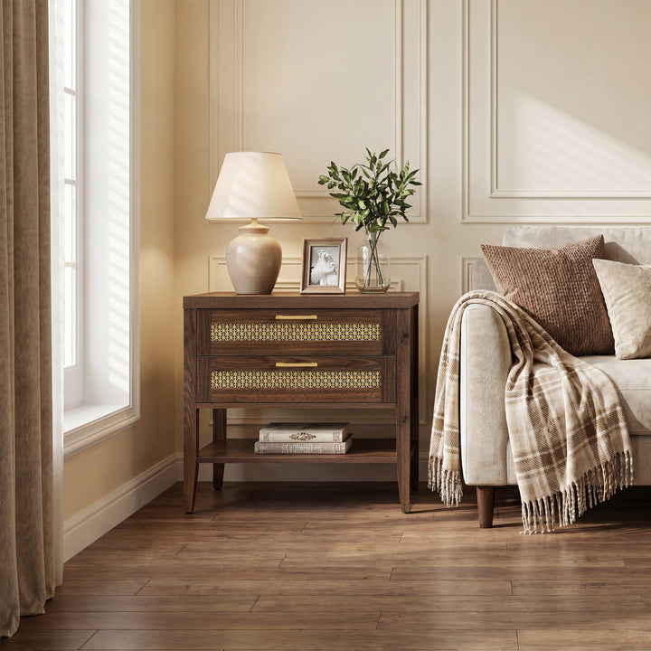 Andy Nightstand Set With 2 Doors