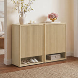 Cas Shoe Cabinet with 2 Doors, 20 Pairs, Set of 2