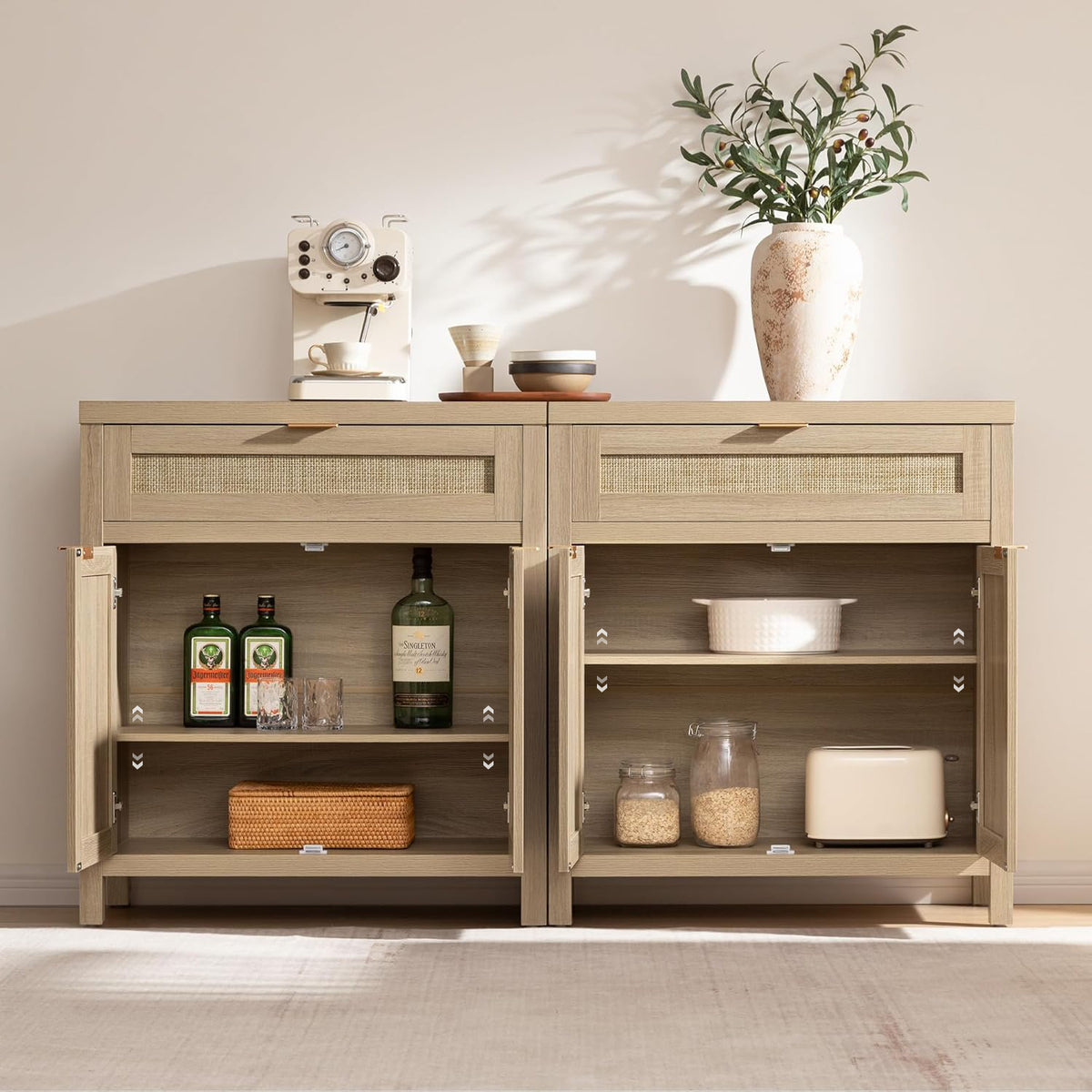 Savanna TV Storage Cabinet with Doors