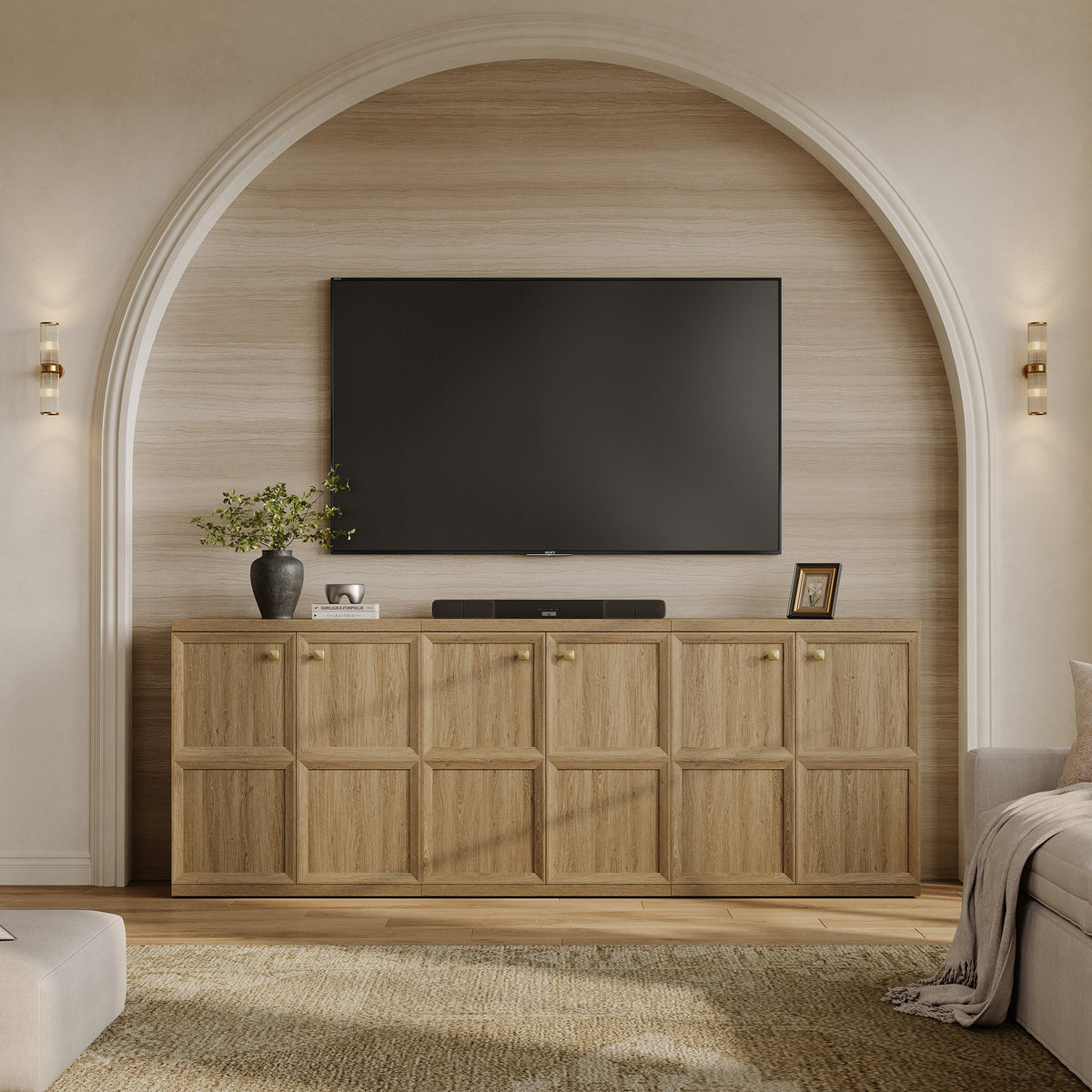 Helio 2-Door Sideboard, Sectional Design, Set of 3