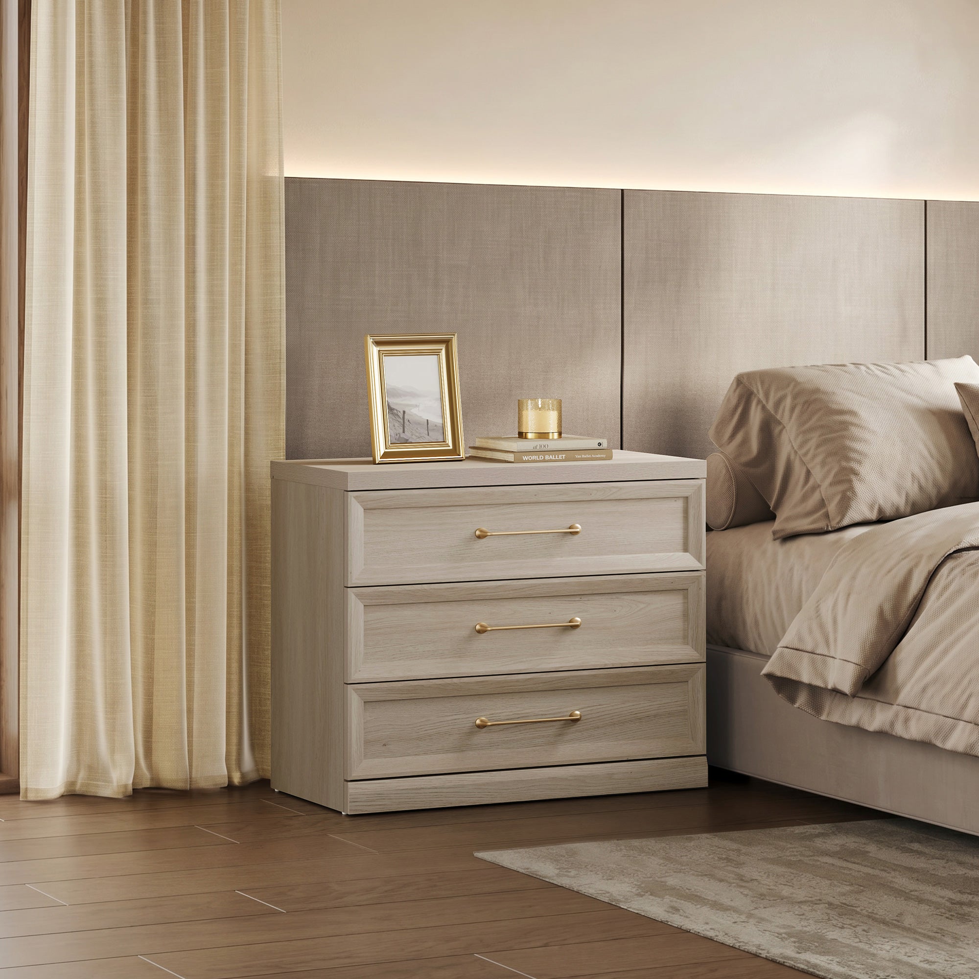 Helio Large Storage Bedroom Sets, Modern Design