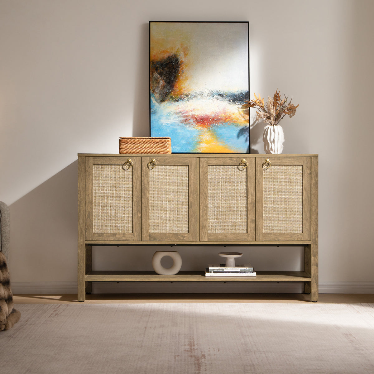 Terra TV Stand, 4 Doors
