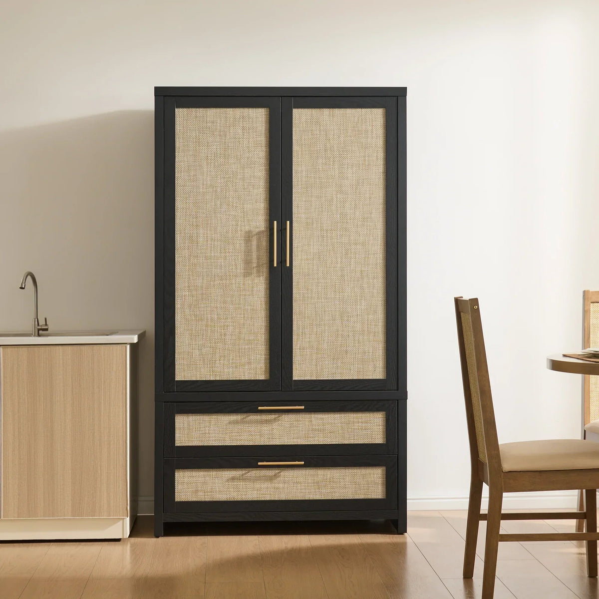 Savanna Wardrobe with 2 Drawers and Doors