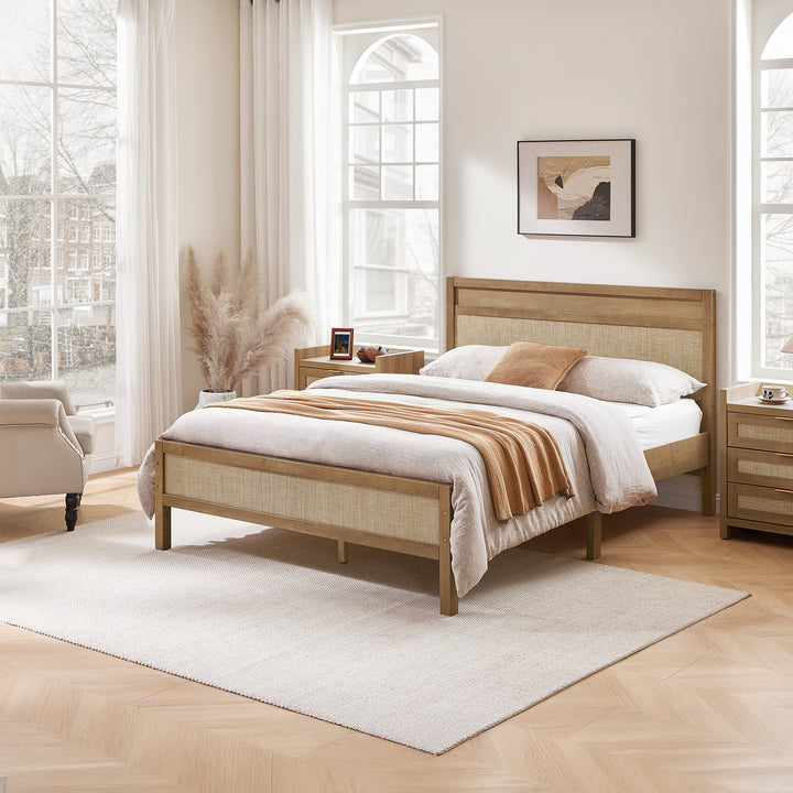 Savanna Queen Bed Frame with Headboard