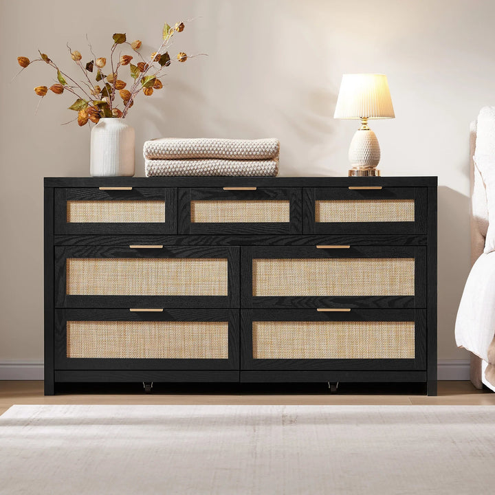 Savanna 7-Drawer Dresser for Living Room Storage