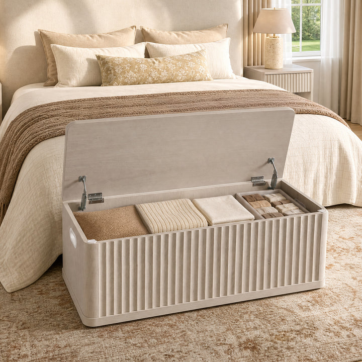 Cas Flip-Top Shoe Bench Entryway