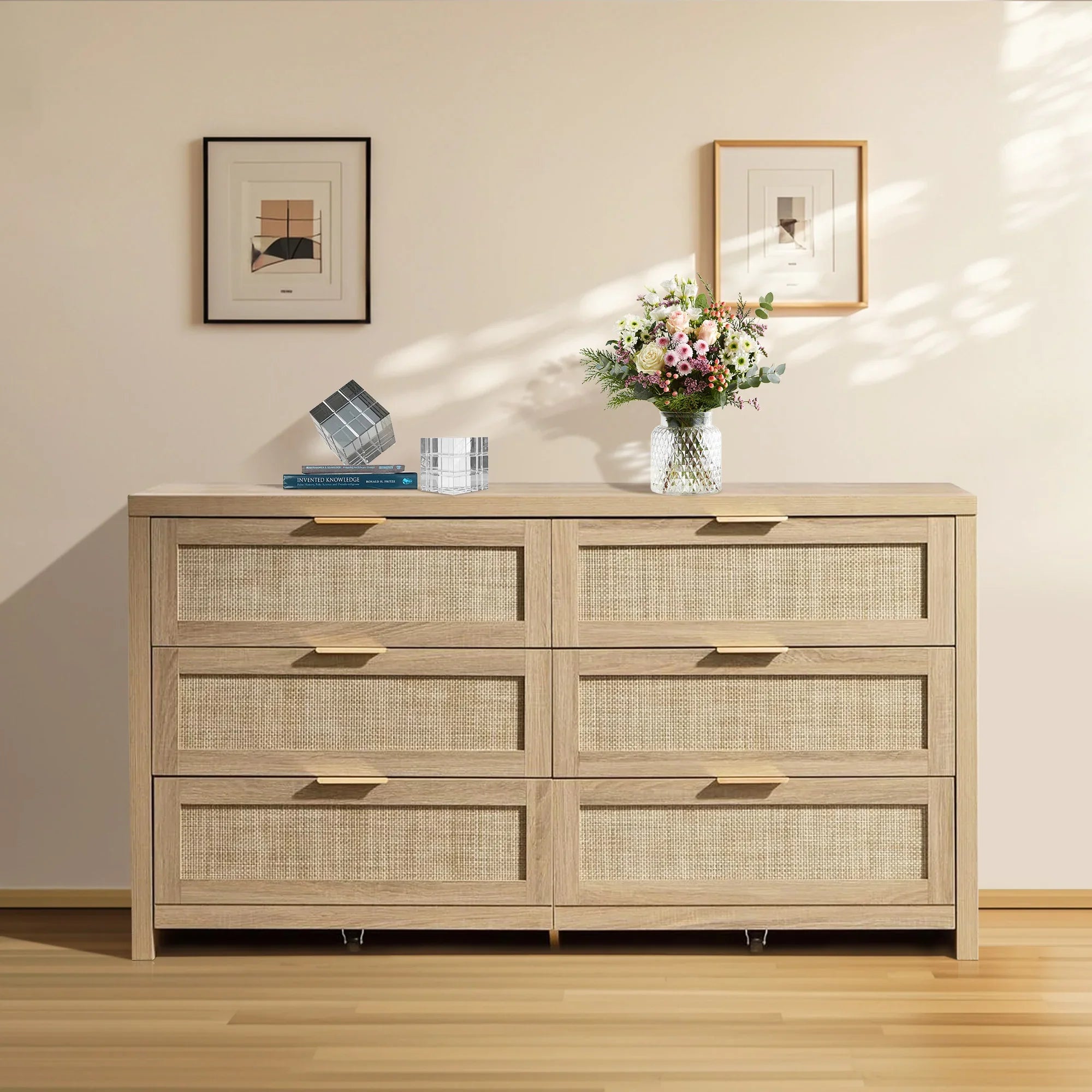 Savanna 6 Drawers Dresser and 2  Drawer Nightstand Set