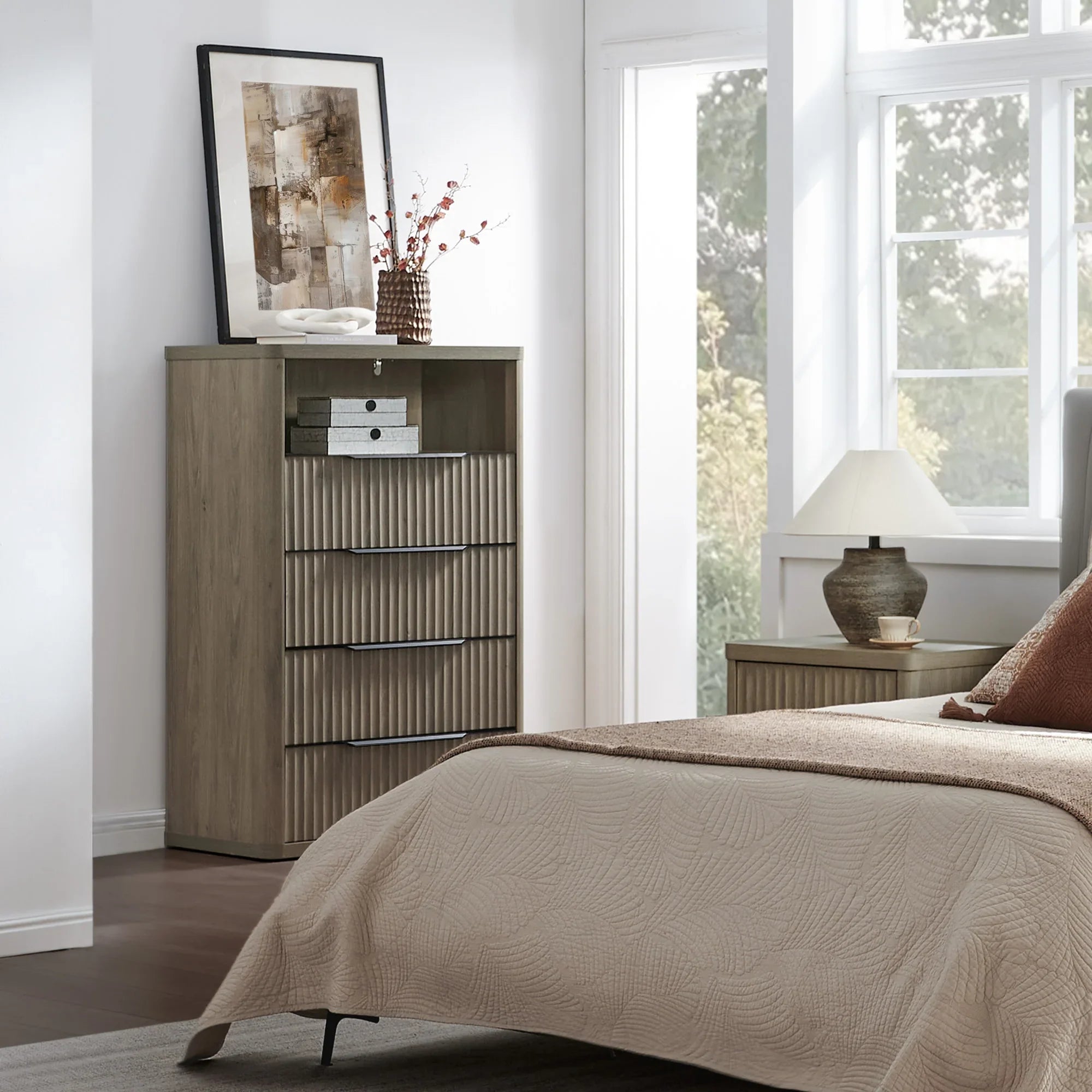 Cas Vertical 4 Drawers Dresser