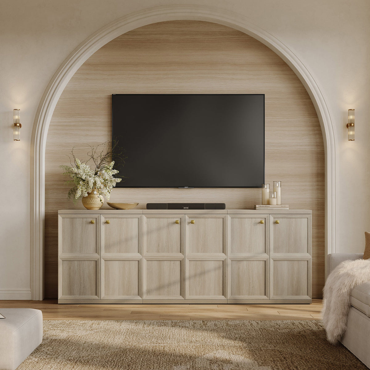 Helio Modular TV Stands Up to 100" TV