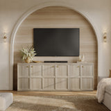 Helio 2-Door Sideboard Cabinet, Sectional Design, Set of 3