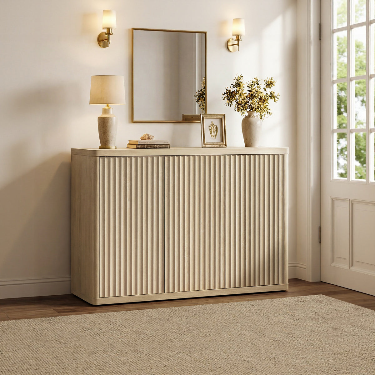 Cas Sideboard Cabinet, 3 Doors Storage