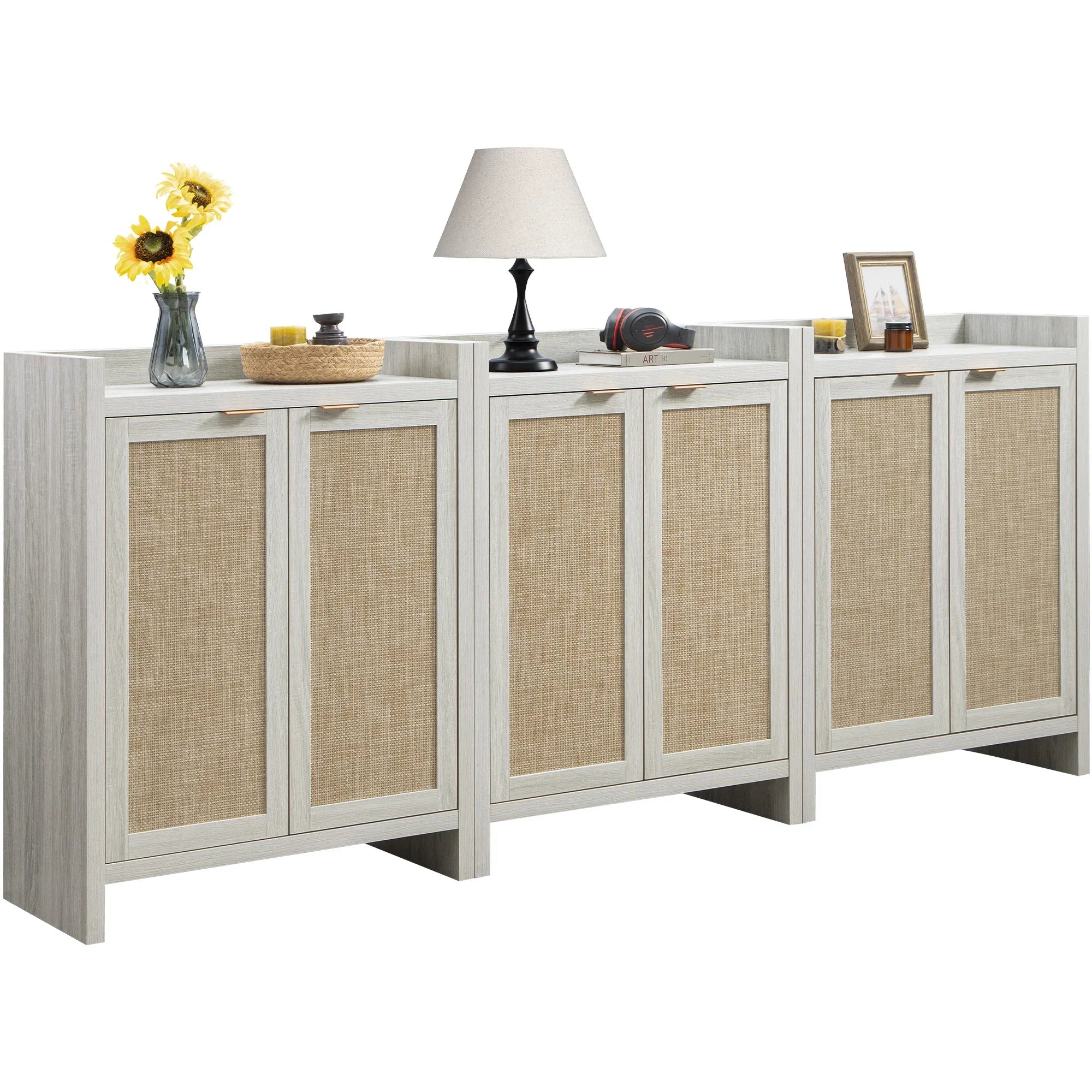 Savanna Console Tables with Shelves