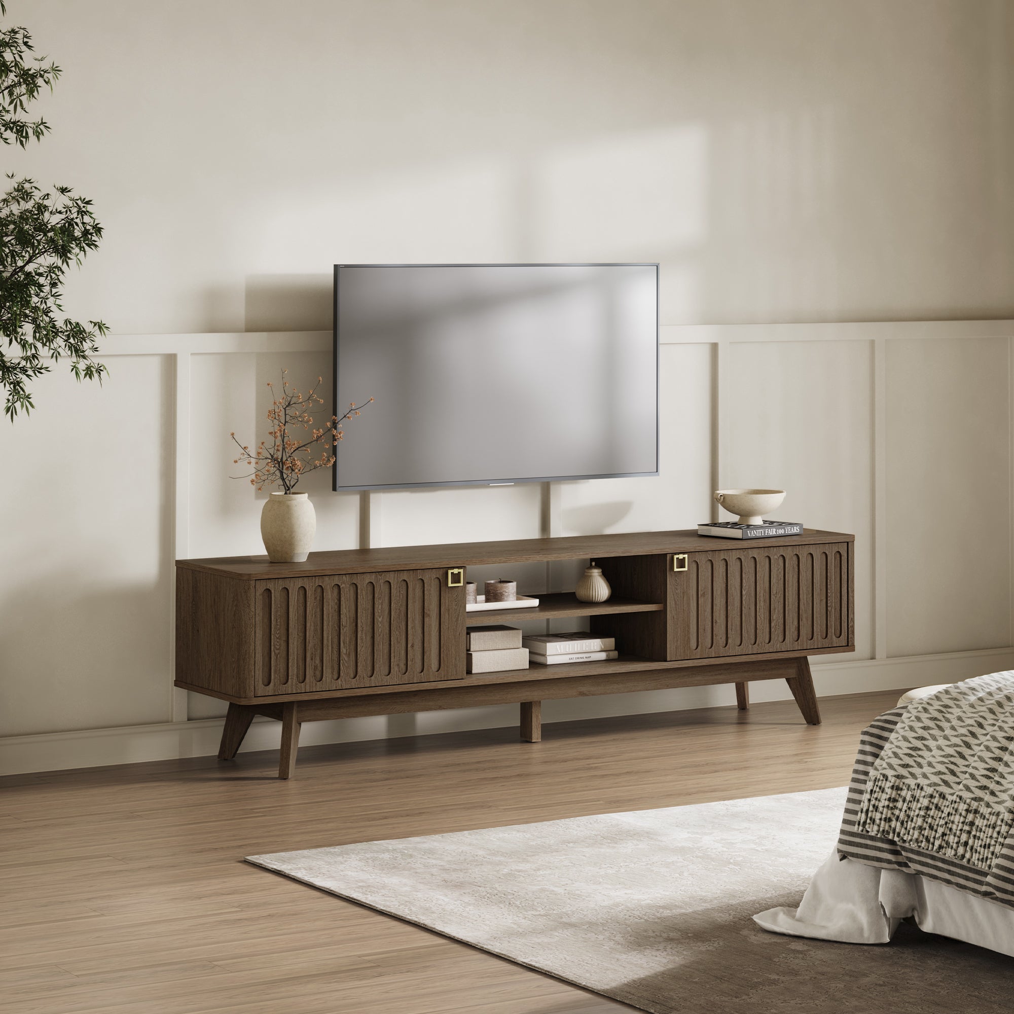 Domus Modern TV Stand, 2 Doors