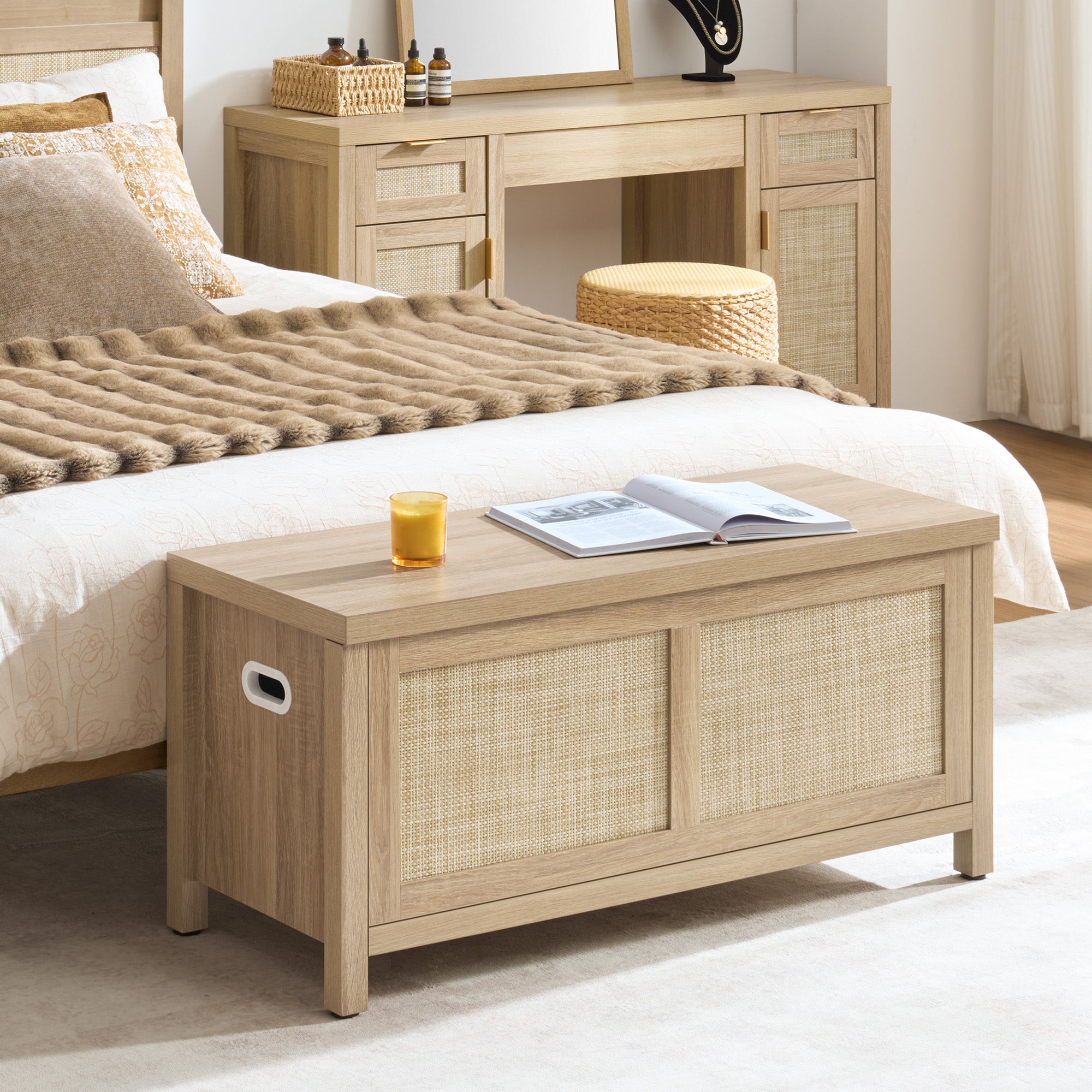 Savanna Flip-Down Shoe Bench for Entryway