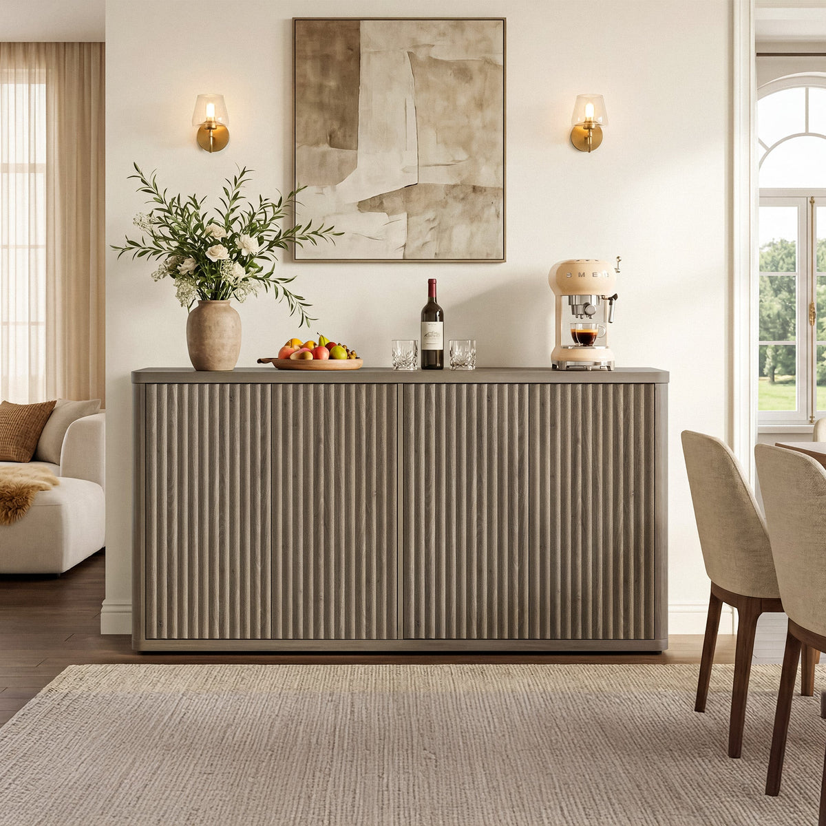 Cas Sideboards with Doors, Set of 2
