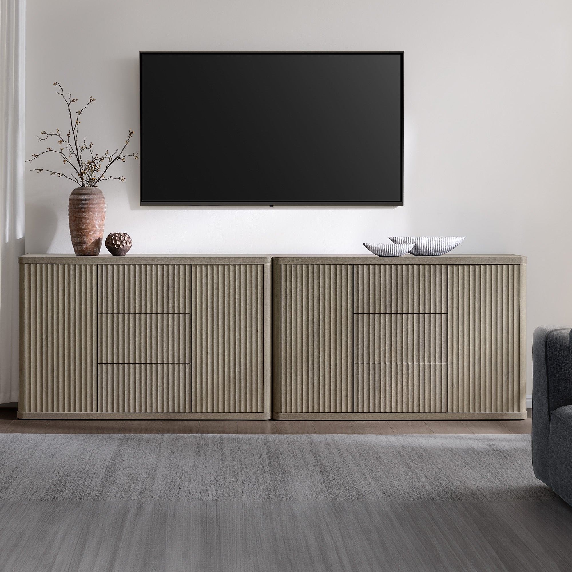 Cas Sideboard With 2 Doors And 3 Drawers