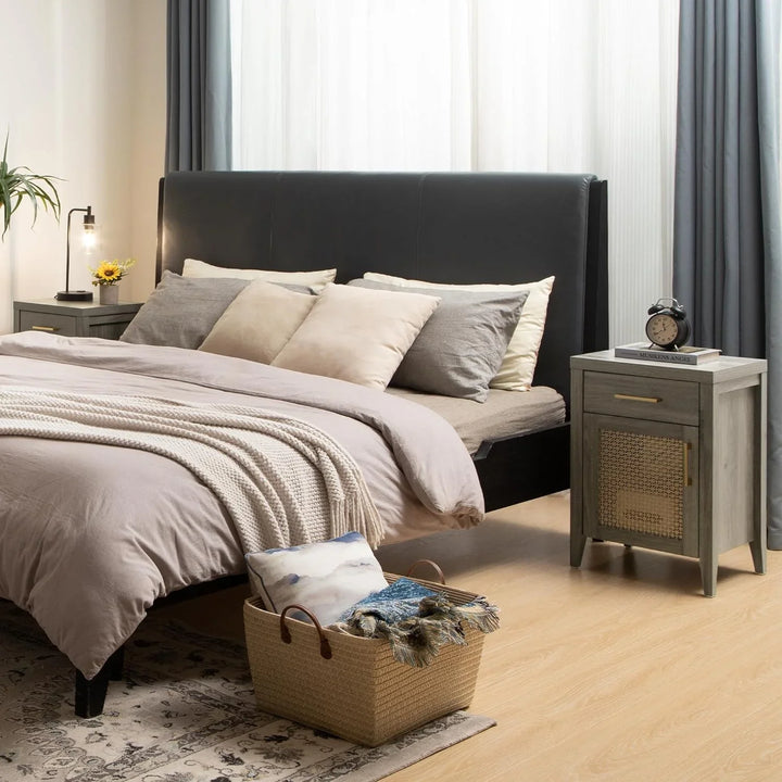 Andy Side Table with Door